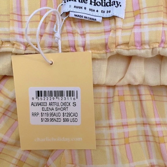 Charlie Holiday | Coastal Prep Plaid Shorts | NWT | Fall Ready - Picture 6 of 12